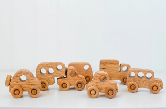 Wood Toy Cars